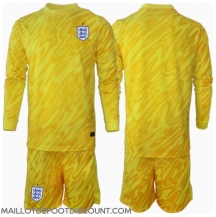 Maillot de football Réplique Angleterre Gardien de but Extérieur Enfant Europe 2024 Manche Longue (+ Pantalon court)