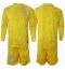 Maillot de football Réplique Angleterre Gardien de but Extérieur Enfant Europe 2024 Manche Longue (+ Pantalon court)