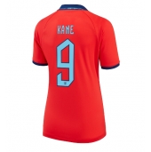 Maillot de football Réplique Angleterre Harry Kane #9 Extérieur Femme Mondial 2022 Manche Courte
