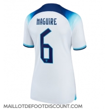 Maillot de football Réplique Angleterre Harry Maguire #6 Domicile Femme Mondial 2022 Manche Courte