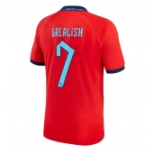 Maillot de football Réplique Angleterre Jack Grealish #7 Extérieur Mondial 2022 Manche Courte
