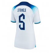 Maillot de football Réplique Angleterre John Stones #5 Domicile Femme Mondial 2022 Manche Courte