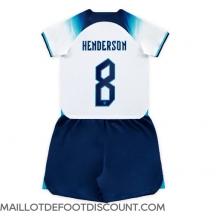 Maillot de football Réplique Angleterre Jordan Henderson #8 Domicile Enfant Mondial 2022 Manche Courte (+ Pantalon court)