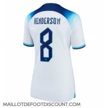 Maillot de football Réplique Angleterre Jordan Henderson #8 Domicile Femme Mondial 2022 Manche Courte
