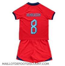 Maillot de football Réplique Angleterre Jordan Henderson #8 Extérieur Enfant Mondial 2022 Manche Courte (+ Pantalon court)