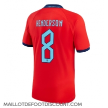 Maillot de football Réplique Angleterre Jordan Henderson #8 Extérieur Mondial 2022 Manche Courte