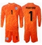 Maillot de football Réplique Angleterre Jordan Pickford #1 Gardien de but Domicile Enfant Europe 2024 Manche Longue (+ Pantalon court)