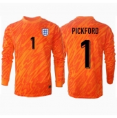 Maillot de football Réplique Angleterre Jordan Pickford #1 Gardien de but Domicile Europe 2024 Manche Longue