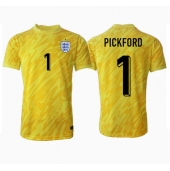 Maillot de football Réplique Angleterre Jordan Pickford #1 Gardien de but Extérieur Europe 2024 Manche Courte