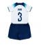 Maillot de football Réplique Angleterre Luke Shaw #3 Domicile Enfant Mondial 2022 Manche Courte (+ Pantalon court)