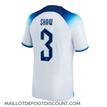 Maillot de football Réplique Angleterre Luke Shaw #3 Domicile Mondial 2022 Manche Courte