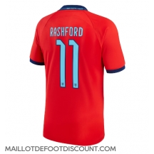 Maillot de football Réplique Angleterre Marcus Rashford #11 Extérieur Mondial 2022 Manche Courte