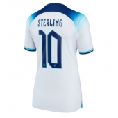 Maillot de football Réplique Angleterre Raheem Sterling #10 Domicile Femme Mondial 2022 Manche Courte