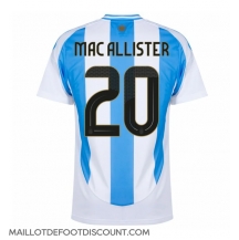 Maillot de football Réplique Argentine Alexis Mac Allister #20 Domicile Copa America 2024 Manche Courte