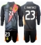Maillot de football Réplique Argentine Emiliano Martinez #23 Gardien de but Domicile Enfant Copa America 2024 Manche Longue (+ Pantalon court)