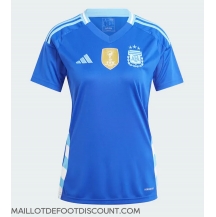 Maillot de football Réplique Argentine Extérieur Femme Copa America 2024 Manche Courte