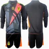 Maillot de football Réplique Argentine Gardien de but Domicile Enfant Copa America 2024 Manche Longue (+ Pantalon court)