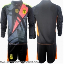 Maillot de football Réplique Argentine Gardien de but Domicile Enfant Copa America 2024 Manche Longue (+ Pantalon court)