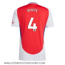 Maillot de football Réplique Arsenal Ben White #4 Domicile 2024-25 Manche Courte