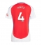 Maillot de football Réplique Arsenal Ben White #4 Domicile Femme 2024-25 Manche Courte