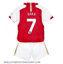 Maillot de football Réplique Arsenal Bukayo Saka #7 Domicile Enfant 2023-24 Manche Courte (+ Pantalon court)