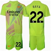 Maillot de football Réplique Arsenal David Raya #22 Gardien de but Domicile Enfant 2024-25 Manche Courte (+ Pantalon court)
