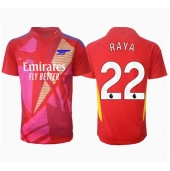 Maillot de football Réplique Arsenal David Raya #22 Gardien de but Extérieur 2024-25 Manche Courte