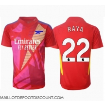 Maillot de football Réplique Arsenal David Raya #22 Gardien de but Extérieur 2024-25 Manche Courte