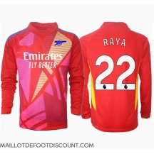 Maillot de football Réplique Arsenal David Raya #22 Gardien de but Extérieur 2024-25 Manche Longue