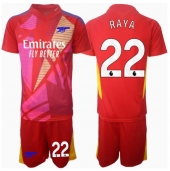 Maillot de football Réplique Arsenal David Raya #22 Gardien de but Extérieur Enfant 2024-25 Manche Courte (+ Pantalon court)