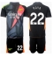 Maillot de football Réplique Arsenal David Raya #22 Gardien de but Troisième Enfant 2024-25 Manche Courte (+ Pantalon court)