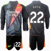 Maillot de football Réplique Arsenal David Raya #22 Gardien de but Troisième Enfant 2024-25 Manche Longue (+ Pantalon court)