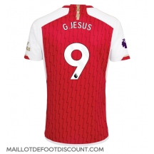 Maillot de football Réplique Arsenal Gabriel Jesus #9 Domicile 2023-24 Manche Courte