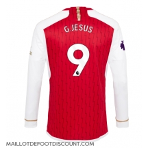 Maillot de football Réplique Arsenal Gabriel Jesus #9 Domicile 2023-24 Manche Longue