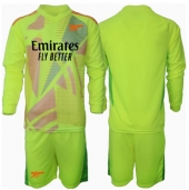 Maillot de football Réplique Arsenal Gardien de but Domicile Enfant 2024-25 Manche Longue (+ Pantalon court)