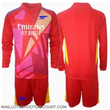 Maillot de football Réplique Arsenal Gardien de but Extérieur Enfant 2024-25 Manche Longue (+ Pantalon court)