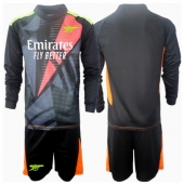 Maillot de football Réplique Arsenal Gardien de but Troisième Enfant 2024-25 Manche Longue (+ Pantalon court)