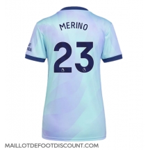 Maillot de football Réplique Arsenal Mikel Merino #23 Troisième Femme 2024-25 Manche Courte
