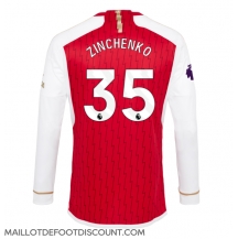 Maillot de football Réplique Arsenal Oleksandr Zinchenko #35 Domicile 2023-24 Manche Longue