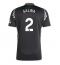 Maillot de football Réplique Arsenal William Saliba #2 Extérieur 2024-25 Manche Courte