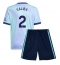 Maillot de football Réplique Arsenal William Saliba #2 Troisième Enfant 2024-25 Manche Courte (+ Pantalon court)