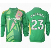 Maillot de football Réplique Aston Villa Emiliano Martinez #23 Gardien de but Domicile 2024-25 Manche Longue