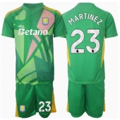 Maillot de football Réplique Aston Villa Emiliano Martinez #23 Gardien de but Domicile Enfant 2024-25 Manche Courte (+ Pantalon court)