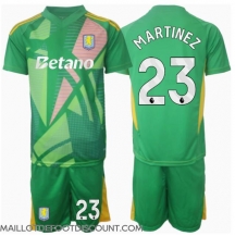 Maillot de football Réplique Aston Villa Emiliano Martinez #23 Gardien de but Domicile Enfant 2024-25 Manche Courte (+ Pantalon court)