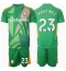 Maillot de football Réplique Aston Villa Emiliano Martinez #23 Gardien de but Domicile Enfant 2024-25 Manche Courte (+ Pantalon court)