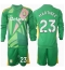 Maillot de football Réplique Aston Villa Emiliano Martinez #23 Gardien de but Domicile Enfant 2024-25 Manche Longue (+ Pantalon court)