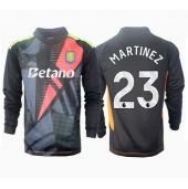 Maillot de football Réplique Aston Villa Emiliano Martinez #23 Gardien de but Extérieur 2024-25 Manche Longue