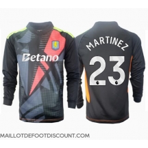 Maillot de football Réplique Aston Villa Emiliano Martinez #23 Gardien de but Extérieur 2024-25 Manche Longue
