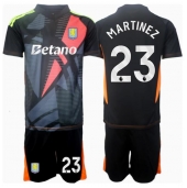Maillot de football Réplique Aston Villa Emiliano Martinez #23 Gardien de but Extérieur Enfant 2024-25 Manche Courte (+ Pantalon court)