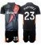 Maillot de football Réplique Aston Villa Emiliano Martinez #23 Gardien de but Extérieur Enfant 2024-25 Manche Courte (+ Pantalon court)